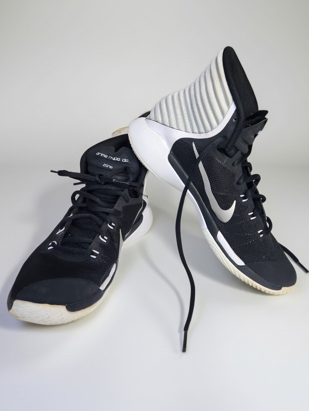 Nike Womens Prime Hype DF 2016 Black Basketball Shoes Sneakers Sz 8.5 844792-001
